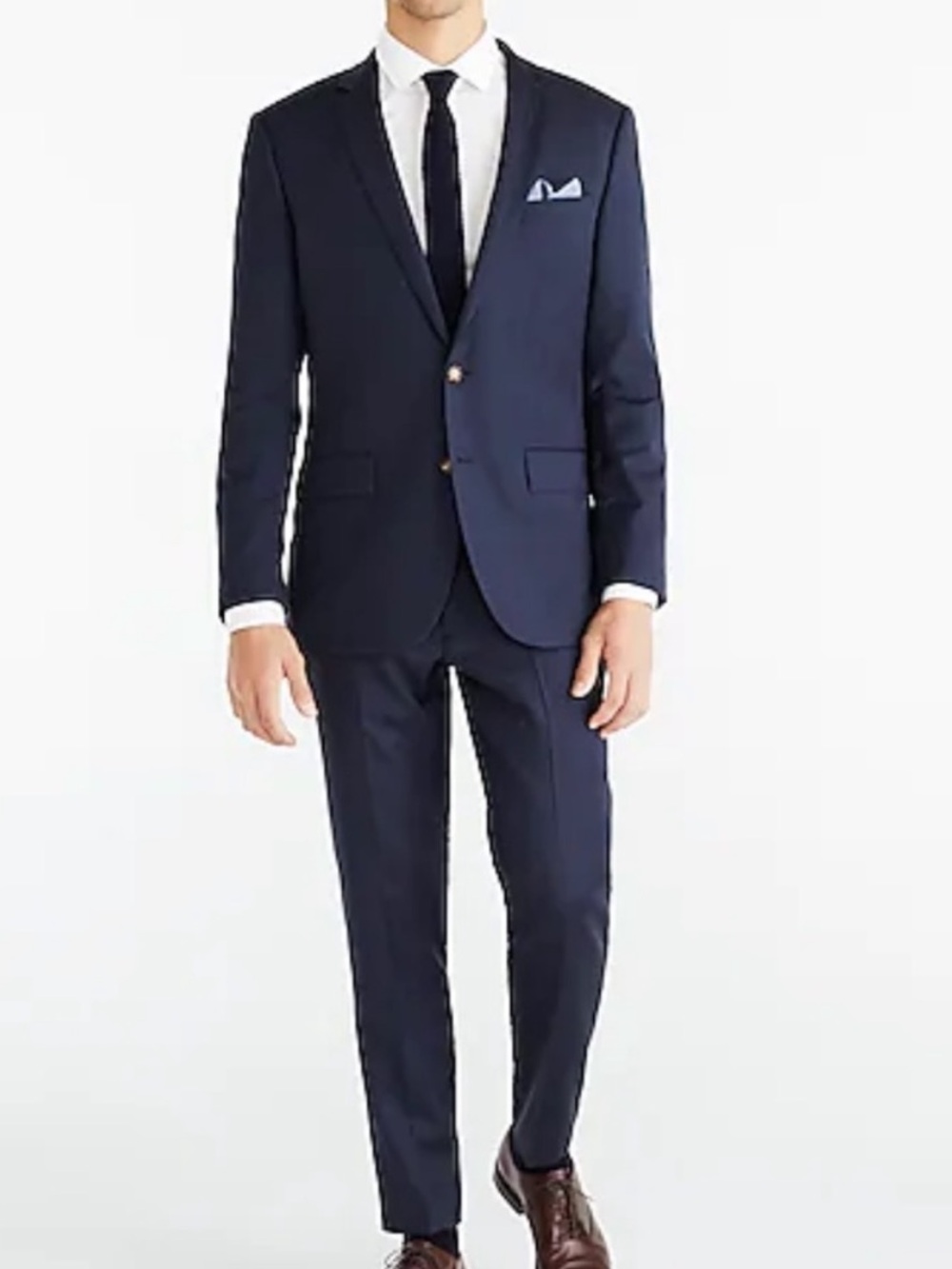 Jcrew Factory Thompson Suit Jacket and Pants Navy Blue